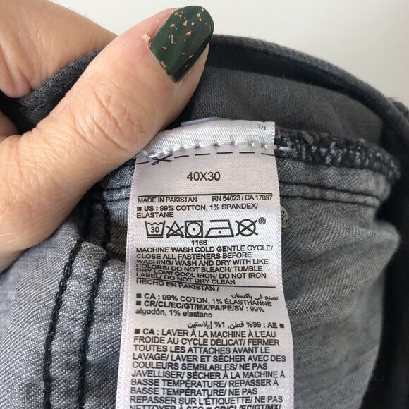 Old Navy NWT Men's 5 Pocket Athletic Taper Built-In Flex Gray Jeans Size 40X30 - Picture 8 of 10